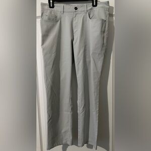 Peter Millar Crown Sport Size-32 EB66 Chino Pants Cream Beige Fits like 32-29/30